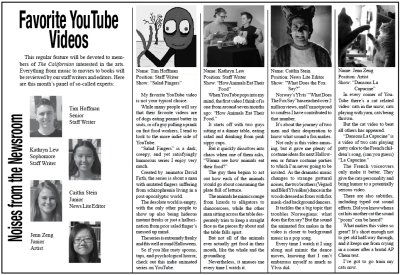 Noises: Favorite Youtube Videos