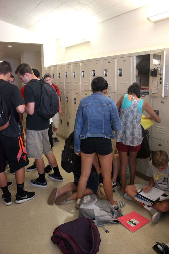 Everyone wants a first floor locker assignment