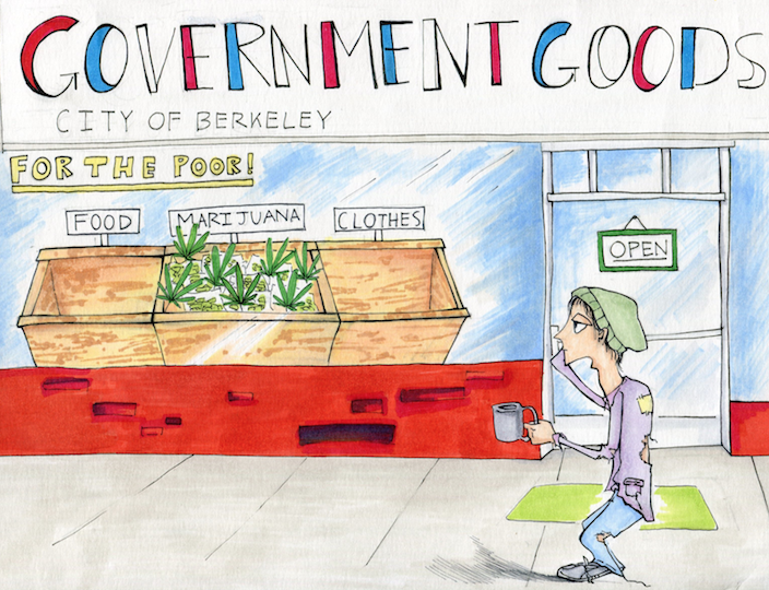 Berkeley's needy are getting 'weedy'