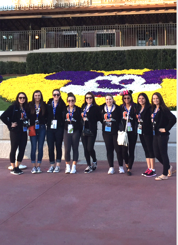 Cheerleaders take on Disney World