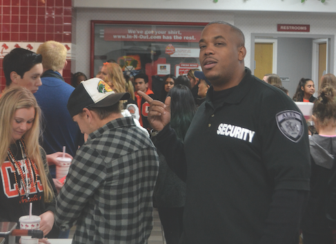 In-N-Out security guard makes it his top priority to make sure the only thing that kills you at In-N-Out is excessive cholesterol.