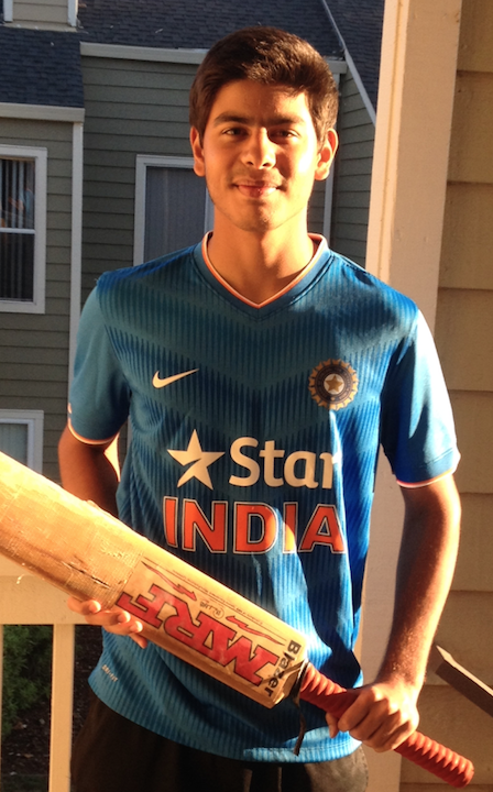 Senior Parth Kapoor plays for the San Ramon Cricket Club.
