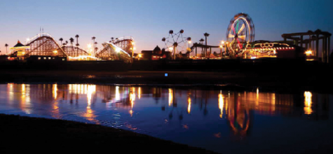 The Santa Cruz Beach Boardwalk, about an hours drive, offers a lot of fun amusement park rides and carnival games.