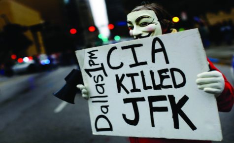 The club discusses various conspiracy theories, such as the John F. Kennedy assassination.