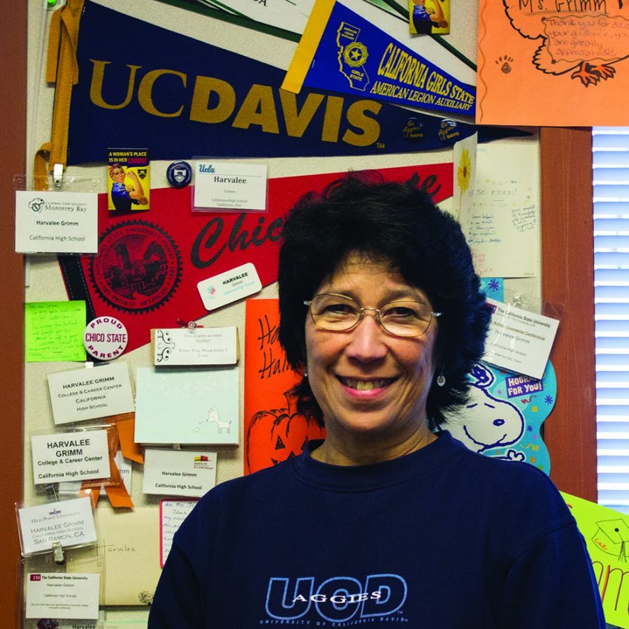 Longtime Cal counselor Mrs. Grimm is retiring from work about a long career of working in several different high schools throughout the district. 