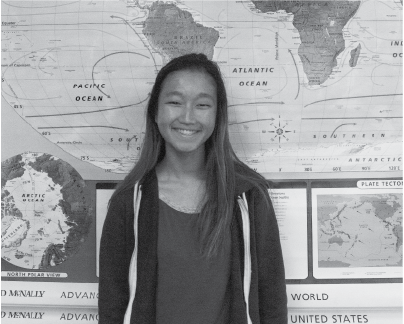 Kristen Gao will be attending three different colleges, located in Los Angeles, Hong Kong, within the next four years to receive three degrees in Business Administration.