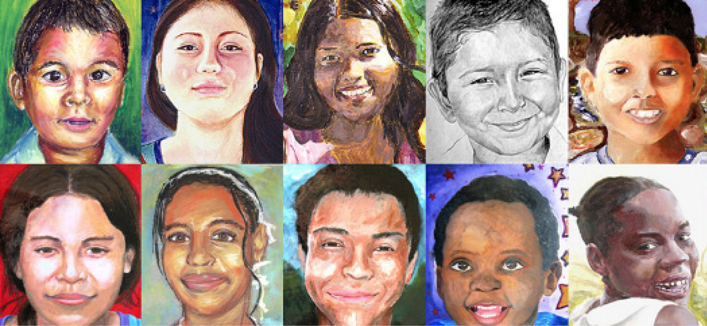 Cal High students joined with many others worldwide to collaborate with the Memory Project by creating portraits of children facing poverty in more than 43 countries.