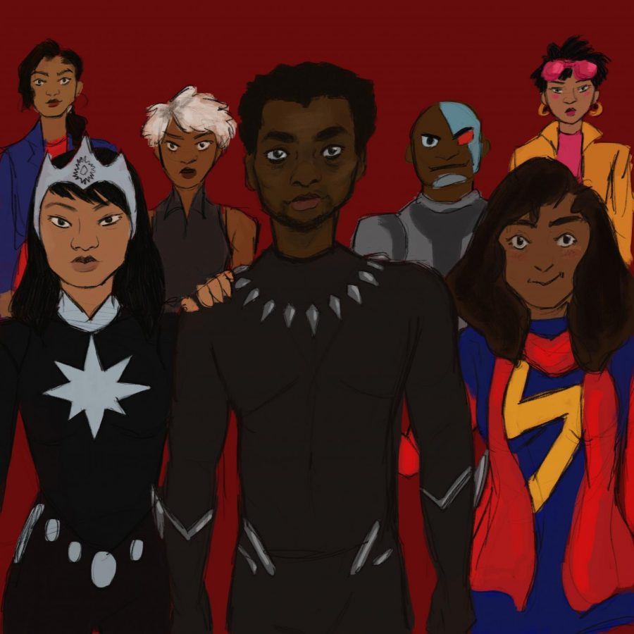 Hollywood is accepting the idea that minorities as superheros can make successful movies.