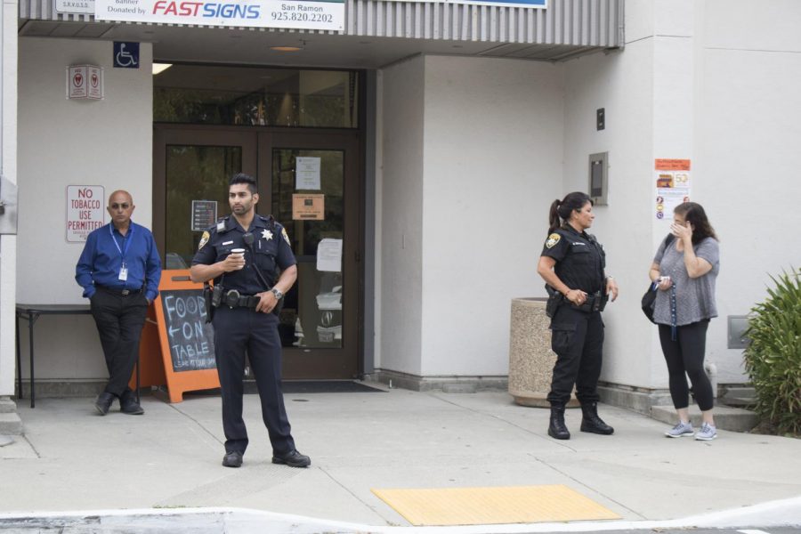 Cal High saw an increased police presence following the online threat received on Wednesday afternoon.