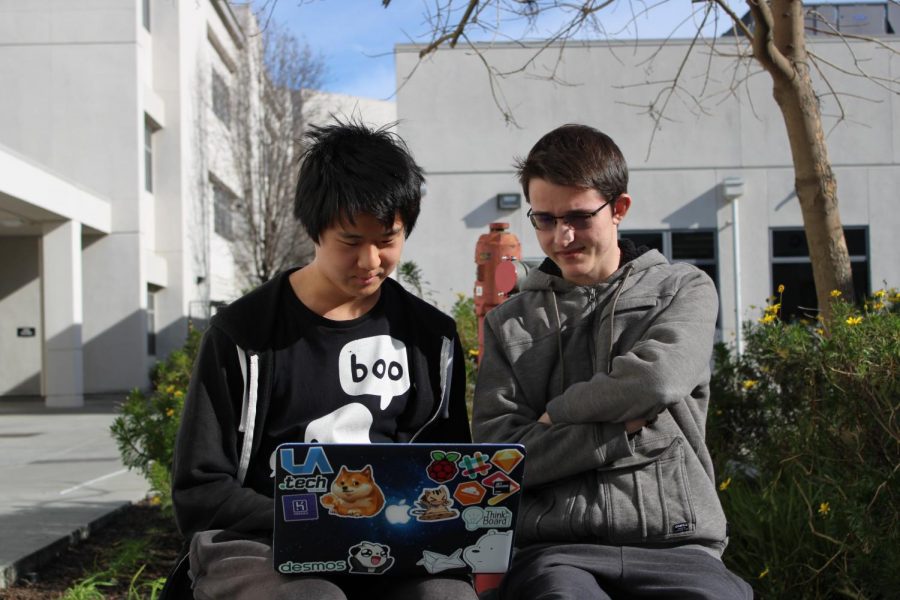 The SRC Hacks (pronounced source hacks) coding event, run by seniors Chris Liu, left, and Andrew Moshkovich, will be Feb. 22-23 in San Francisco. Participants will create their own coding projects over a 24 hour period.