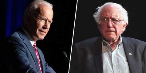 Former Vice President Joseph R Biden and Senator Bernie Sanders vied for the Democratic Party nomination in a once-crowded field of hopefuls. By Super Tuesday, only a handful remained. Photo courtesy NBC News.