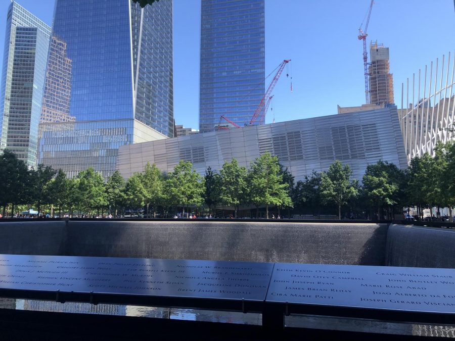 The 9/11 Memorial in lower Manhattan replaced the Twin Towers, which were destroyed in the terrorist attacks of Sept. 11, 2001.