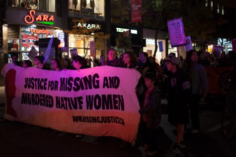 People protest in Montreal for justice for women like Gabby Petito.