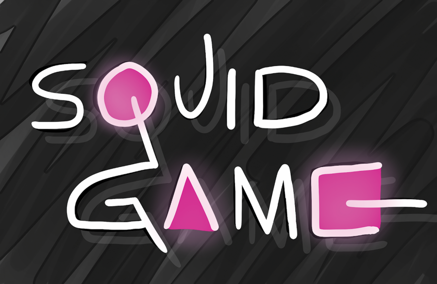 The “Squid Game” logo is the first thing viewers see when they watch the series.
