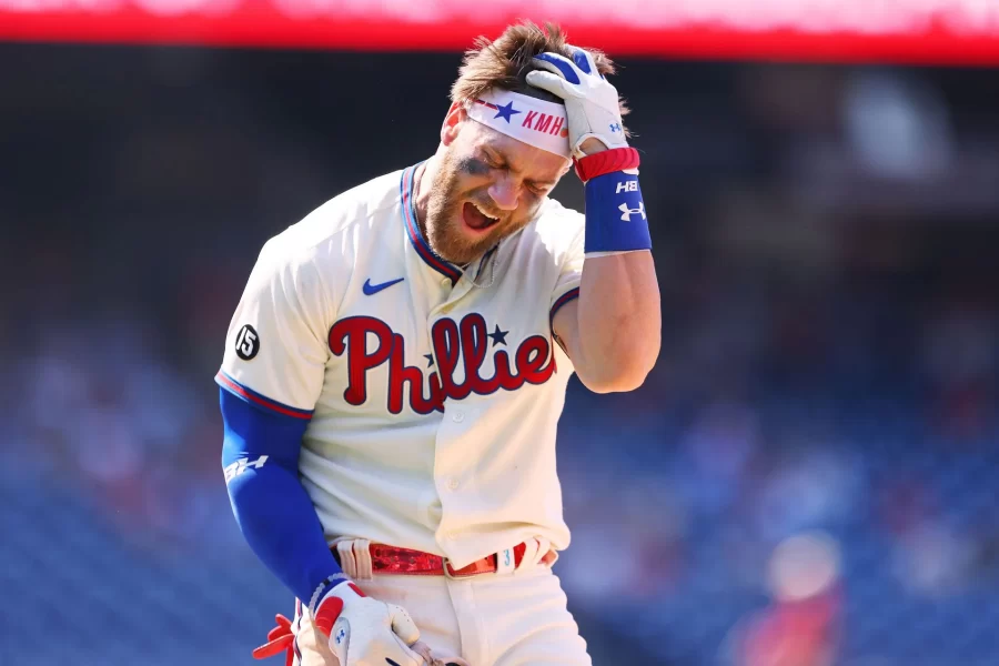 After+sneaking+into+the+postseason+and+earning+the+sixth+seed%2C+Bryce+Harper+and+the+Phillies+should+expect+heartache+and+an+early+exit+from+the+NL+playoffs.