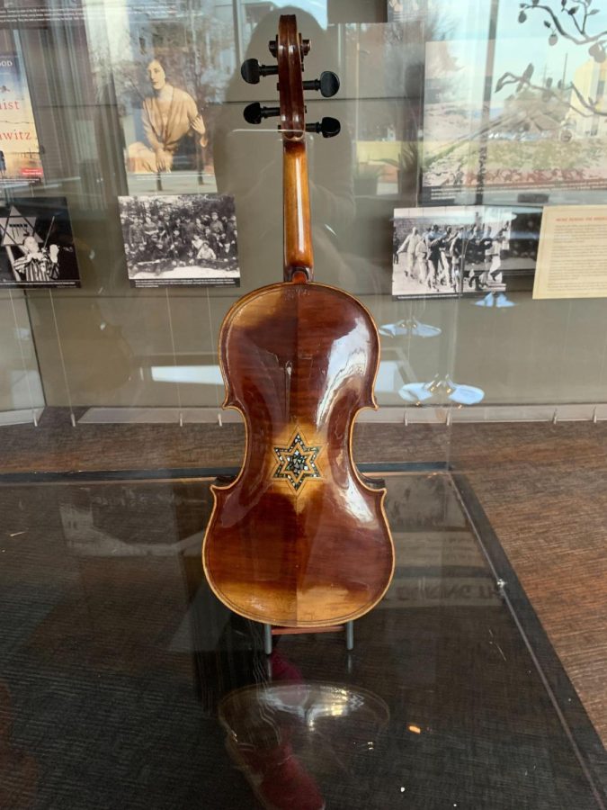 This violin is part of the Violins of Hope project that was recently displayed at the Bankhead Theater in Livermore.