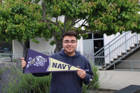 Senior Oliver Smallridge has enlisted in the Navy and reports to basic training next month.