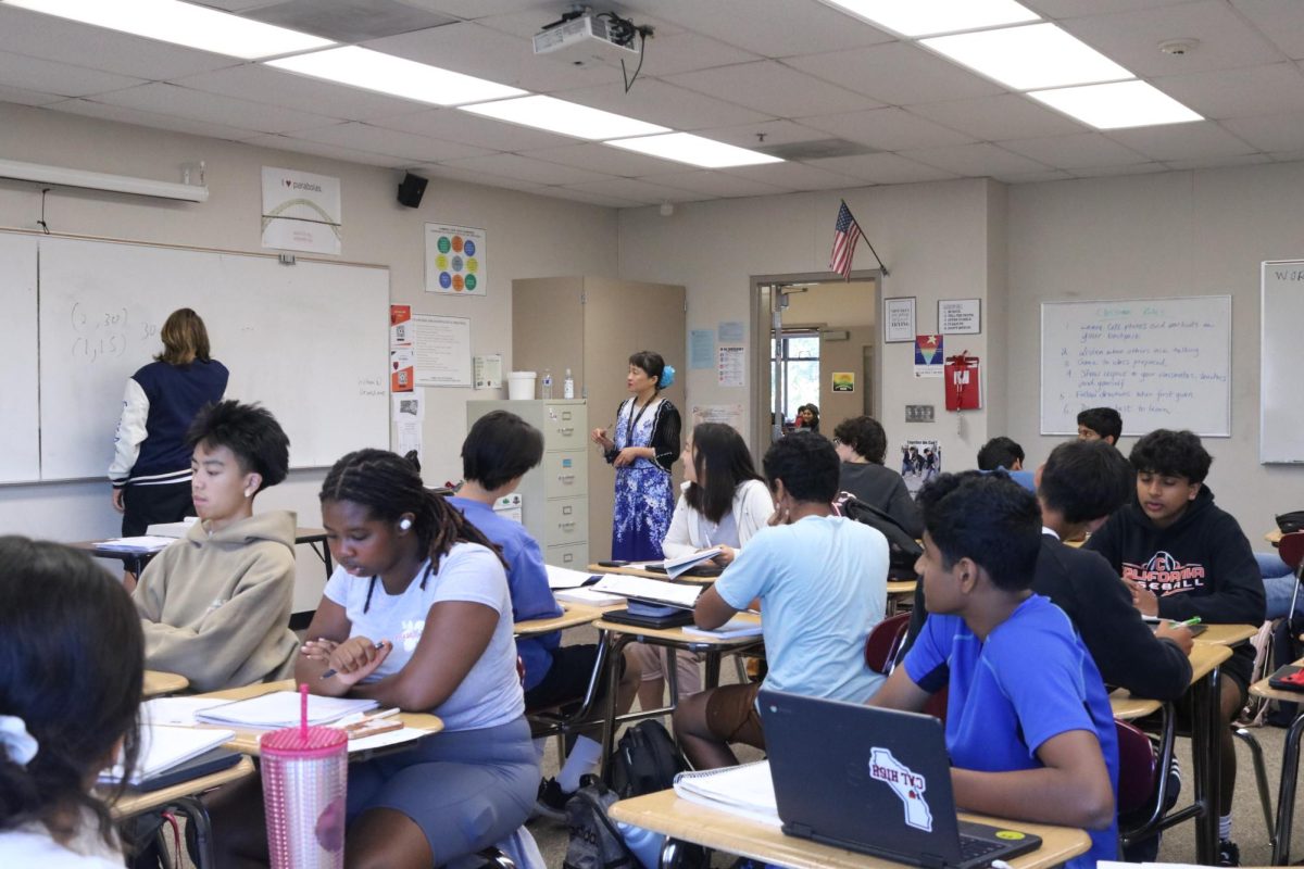 An Algebra 2 class that was without a teacher for a month finally welcomed returning teacher Haoyu Chen, who previously left Cal due to family reasons. 