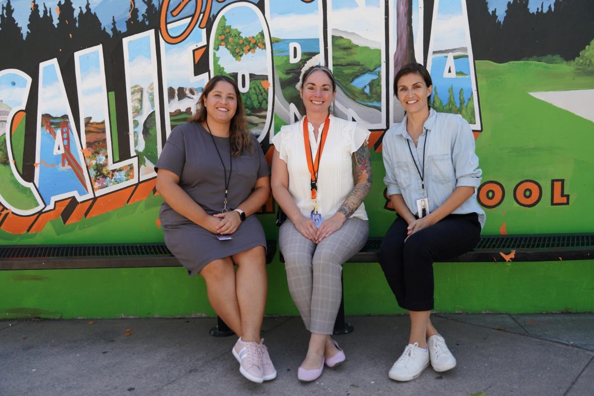 Cal High’s three new assistant principals are, from left to right, Oriana Yanes, Kristine Sexton, and Tiffany Zammit.