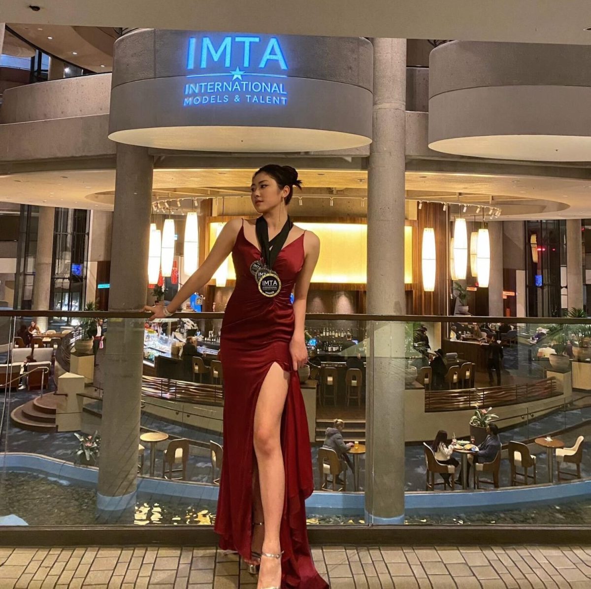 Rita Gao attended the International Models & Talent competition and won many awards.