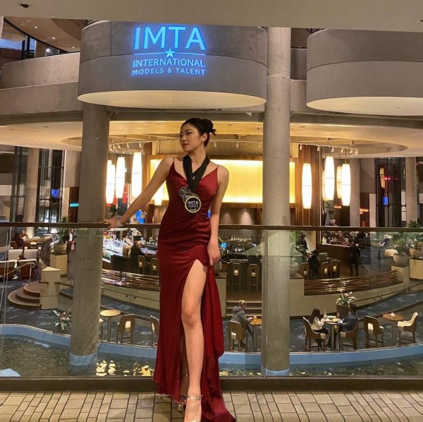 Rita Gao attended the International Models & Talent competition and won many awards.