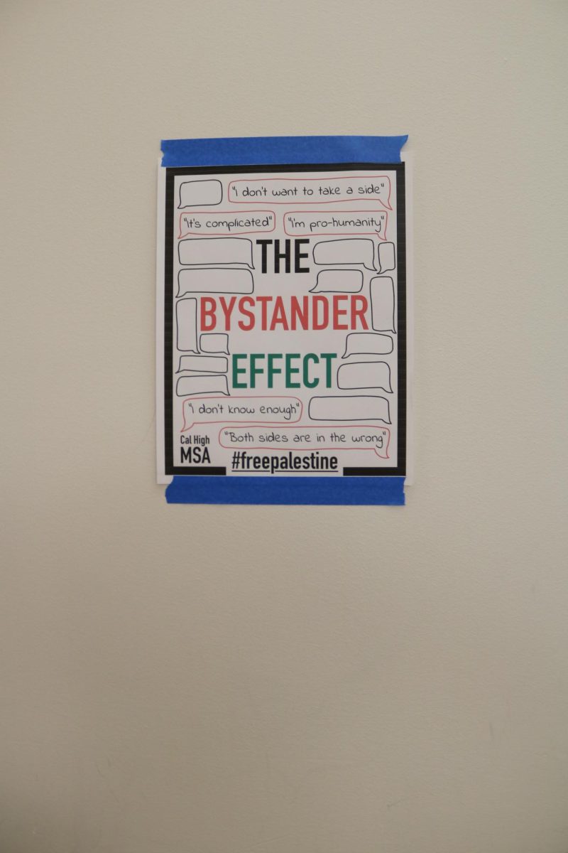 The+Muslim+Student+Association+put+up+posters+supporting+Palestine+around+campus+that+were+removed+by+Principal+Demetrius+Ball+because+of+concerns+about+the+posters%E2%80%99+content.