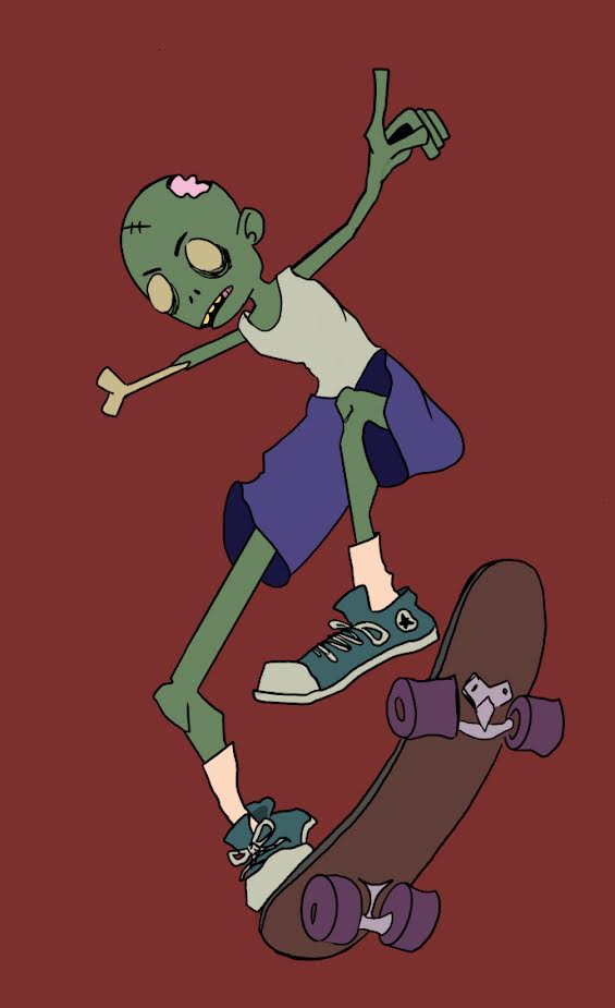 “Skater Zombies: The Villan” showcases a post-apocalyptic world ruled by undead skaters.