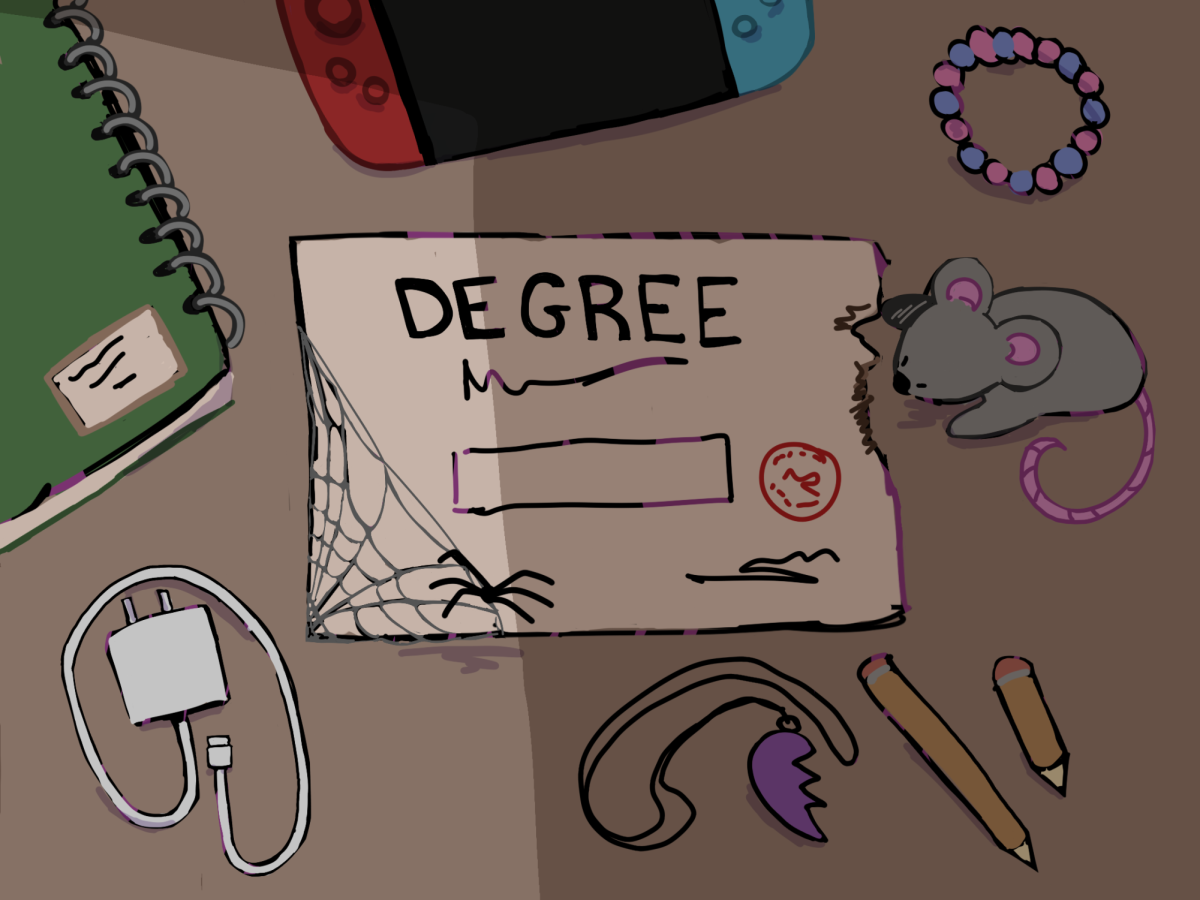 College degrees are often abandoned, symbolizing the diminished relevance of college certifications in a 21st century that offers so many other options.
