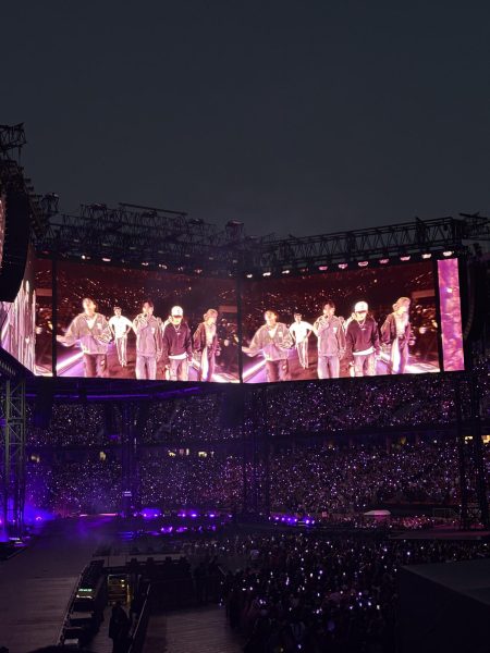 BTS performed at Stanford Stadium on May 16, 17 and 19 for the ARIRANG World Tour.