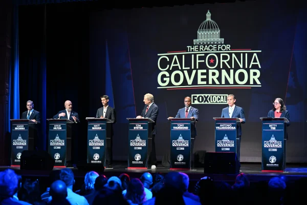 Leading candidates dispute policies including cost of living and immigration during a recent debate. Voters will decided the top two candidates during next Tuesday’s primary election.